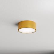 Loftlampe Cleo 200, guld, sensor, IP54, Ø 20 cm, metal