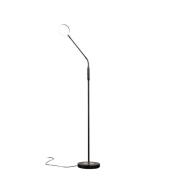 LED-gulvlampe Sorento, sandgrå, højde 138 cm, CCT dæmpbar
