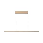 LED-hængelampe Borena, sandfarvet, længde 113 cm, metal