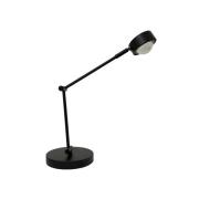 Lindby bordlampe Jyla, sort, linse, 4200K, GX53, jern