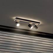 LEDVANCE LED-loftspot Mars, 4-lys, 3 spots, sort