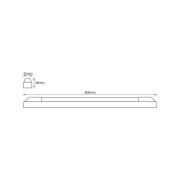 OSRAM LED-lysliste POWER BATTEN, 3.000 K, 60 cm, 1 lyskilde