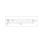 OSRAM LED-sensor-underskabslampe LINEAR FLAT, 4.000 K sølv