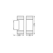 OSRAM udendørs væglampe ENDURA CLASSIC IVE, mørkegrå, IP65