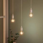 OSRAM hængelampe VINTAGE 1906 BELL, hvid, plast, Ø 9 cm