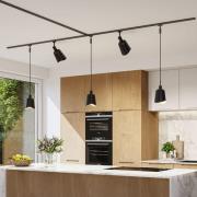 Paulmann lampeskærm U-Rail Alvaro sort/guld DecoSystems