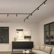 Paulmann URail skinnespot Runa, sort mat, GU10