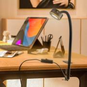 Lindby skruetvingelampe Jyla, sort, 2.700 K, GX53