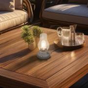 LED-bordlampe Brilo unplugged Kanea, antracit, 18 cm