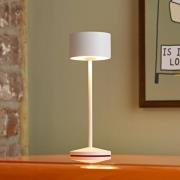 LED-bordlampe Veluna, hvid, 3 stk., 25 cm, IP44