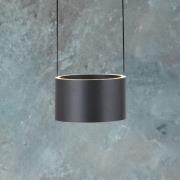 PURE LED-pendellampe Clipse, grå, Ø 20 cm CCT dæmpbar 2 lyskilder