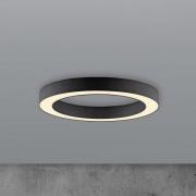 PURE LED-loftlampe Lines, Ø 35 cm, grafit, CCT, fjernbetjening