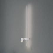 Væglampe EASY RIGHT, hvid, bredde 80 cm, metal, GU10 + LED