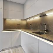 OSRAM LED-underskabsbelysning Linear Angle, sort, sensor, 35 cm