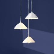 OSRAM hængelampe Decor Lotus Leaf, 3 lyskilder, hvid, papir, E14