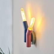 OSRAM væglampe Decor Straw, 2 lyskilder, farvet, stål, E27