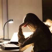 OSRAM LED-bordlampe Office Line Cylinder sort CCT dæmpbar