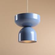 Hængelampe Api, blå, Ø 30 cm, metal