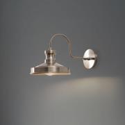 Væglampe Berceste, guld, metal, højde 23 cm, E27