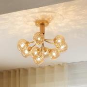 Nuura loftlampe Apiales 9, Ø 60 cm, messing-/guldfarvet