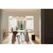 Nuura væglampe Liila 1, Ø 14 cm, IP44, bronze/klar