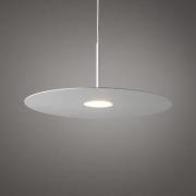 Hængelampe Simone, hvid, stål, Ø 40 cm, GX53