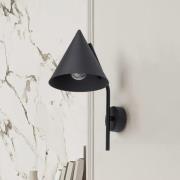 Væglampe Cono, 1 lyskilde, sort, E27