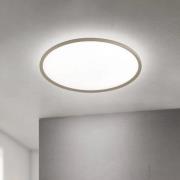 LED-loftlampe Kant, Ø 80 cm, khaki, CCT, metal/plast