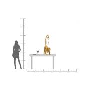 KARE gulvlampe Monkey Dance, guldfarvet, 120 cm, E27