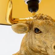 KARE bordlampe Boxer Bull, sort/guld, 53 cm, E27