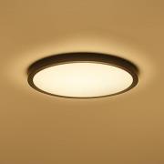 Calex Smart LED-loftlampe HALO Ø 30 cm sort IP54 RGB CCT