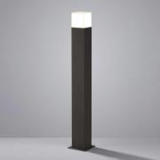 LED-gadelampe HUDSON, antracit, højde 80 cm, metal, IP44