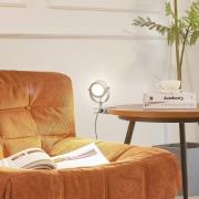 Lindby klemmelampe Jyla, hvid mat, GX53