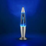 LED-bordlampe Holly, titanfarvet, højde 35 cm, RGB, USB