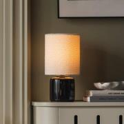 Globen Lighting bordlampe Florian, hvid/sort, højde 39 cm