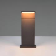 LED-sokkellampe Ravi, antracit, højde 50 cm, metal, IP65