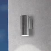 LED-væglampe Riga, antracit, højde 15 cm, metal