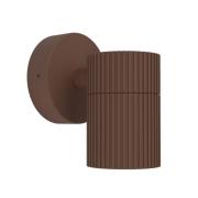 Udendørs væglampe Tomelloso, rustfarvet, højde 12 cm, metal