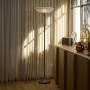 MARKET SET Gulvlampe Sunset, tågehvid, glas, E27