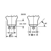 LED-pære SUPERIA RETRO ES50 GU10 4,8 W 940 475 lm dæmpbar