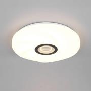 LED-loftlampe Sano, hvid, Ø 39 cm, CCT, fjernbetjening