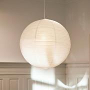 HAY lampeskærm, Ø60 cm, hvid, papir/bambus