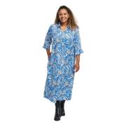 Delvin - Sapphire Blue Maxi Kjole