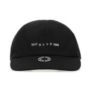 Sort bomuld baseball cap