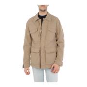 Beige Crew Field Jakke