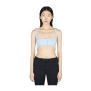 Twill Suspenders Bra Top