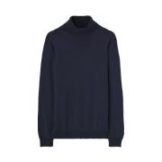 Luksus Cashmere Turtleneck -avy, Str. 56