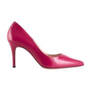 Rosa Patent Læder Pumps