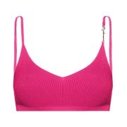 Ærmeløs Top, Mørk Pink `Pralu` Crop