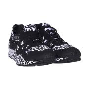 Leopard Panel Sports Sneakers